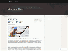 Tablet Screenshot of kirstywoolford.wordpress.com