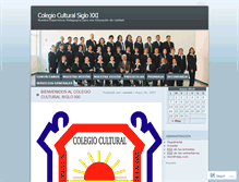 Tablet Screenshot of colegioculturalsigloxxi.wordpress.com