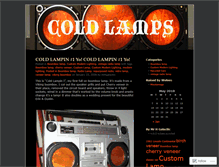 Tablet Screenshot of coldlamps.wordpress.com