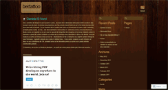 Desktop Screenshot of bertattoo.wordpress.com