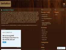 Tablet Screenshot of bertattoo.wordpress.com