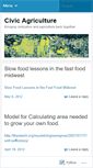 Mobile Screenshot of civicagriculture.wordpress.com