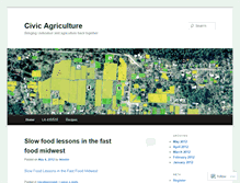 Tablet Screenshot of civicagriculture.wordpress.com