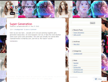 Tablet Screenshot of girlsgenerationsfm.wordpress.com