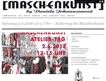 Tablet Screenshot of maschenkunst.wordpress.com