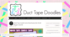 Desktop Screenshot of ducttapedoodles.wordpress.com