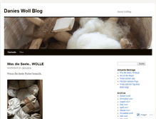 Tablet Screenshot of danieswollblog.wordpress.com