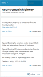Mobile Screenshot of countrymusichighway.wordpress.com