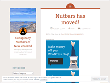 Tablet Screenshot of nutbarsnz.wordpress.com