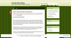 Desktop Screenshot of metalcellceiling.wordpress.com