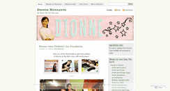 Desktop Screenshot of dionneforever.wordpress.com