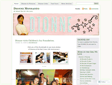 Tablet Screenshot of dionneforever.wordpress.com