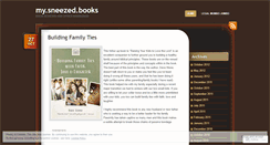 Desktop Screenshot of mysneezedbooks.wordpress.com