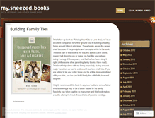 Tablet Screenshot of mysneezedbooks.wordpress.com