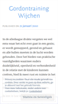 Mobile Screenshot of gordontrainingwijchen.wordpress.com