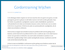 Tablet Screenshot of gordontrainingwijchen.wordpress.com