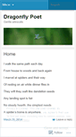 Mobile Screenshot of dragonflypoet.wordpress.com