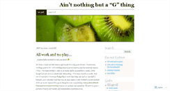 Desktop Screenshot of aintnothingbutagthing.wordpress.com