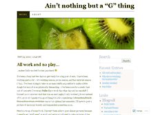 Tablet Screenshot of aintnothingbutagthing.wordpress.com
