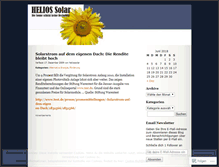 Tablet Screenshot of heliossolar.wordpress.com