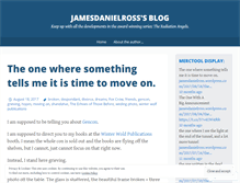 Tablet Screenshot of jamesdanielross.wordpress.com