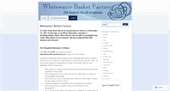 Desktop Screenshot of basketfactory.wordpress.com