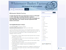 Tablet Screenshot of basketfactory.wordpress.com