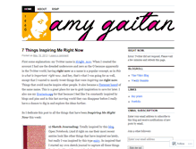 Tablet Screenshot of amygaitan.wordpress.com