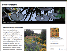 Tablet Screenshot of afternoonstorm.wordpress.com