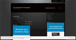 Desktop Screenshot of jennalexanderphotography.wordpress.com