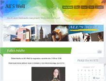 Tablet Screenshot of allswellbirigui.wordpress.com