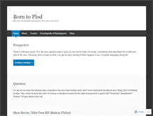 Tablet Screenshot of borntoplod.wordpress.com