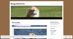 Desktop Screenshot of hallonkvist.wordpress.com