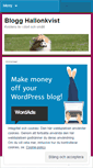 Mobile Screenshot of hallonkvist.wordpress.com