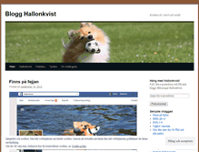 Tablet Screenshot of hallonkvist.wordpress.com