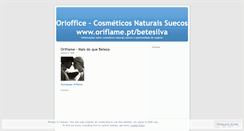 Desktop Screenshot of orioffice.wordpress.com