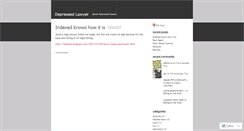 Desktop Screenshot of depressedlawyer.wordpress.com