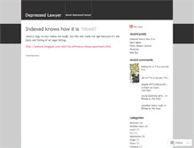 Tablet Screenshot of depressedlawyer.wordpress.com