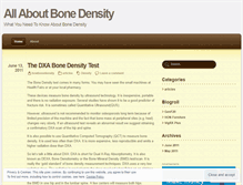 Tablet Screenshot of howbonedensity.wordpress.com