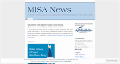 Desktop Screenshot of misanews.wordpress.com