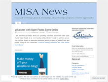 Tablet Screenshot of misanews.wordpress.com