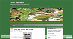 Desktop Screenshot of carolinamomblogger.wordpress.com