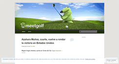 Desktop Screenshot of meetgolf.wordpress.com