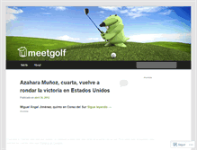 Tablet Screenshot of meetgolf.wordpress.com