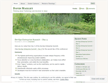 Tablet Screenshot of dmaillet63.wordpress.com