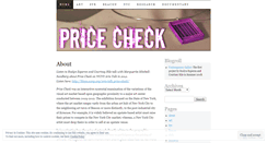 Desktop Screenshot of pricecheckny.wordpress.com