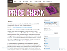 Tablet Screenshot of pricecheckny.wordpress.com