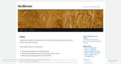 Desktop Screenshot of geobrewer.wordpress.com