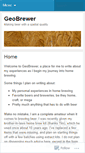 Mobile Screenshot of geobrewer.wordpress.com