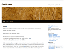 Tablet Screenshot of geobrewer.wordpress.com
